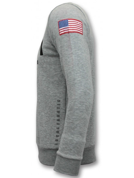 Local Fanatic Sweater nasa american flag 11-6412G large