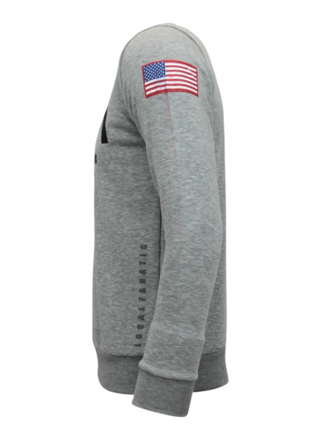 Local Fanatic Sweater nasa american flag 11-6412G large