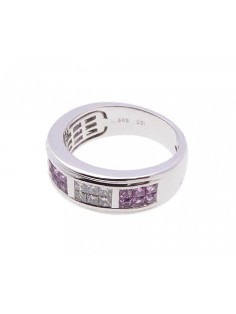 Christian Ring met diamanten en roze beryl 64363G9-8314JC large