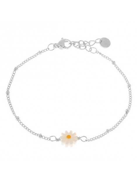 Label Kiki Armband daisy Daisy zilver large