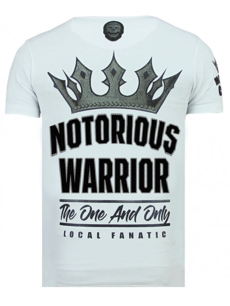 Local Fanatic King notorious slim fit t-shirt 11-6324W large
