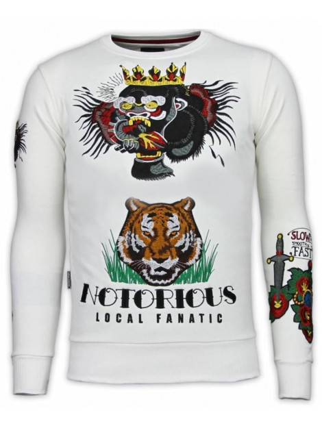 Local Fanatic Conor notoriuous tattoo sweater 13-6201W large