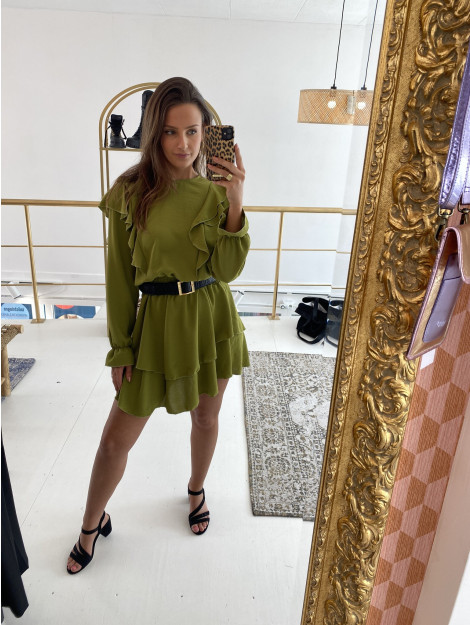 Jumelle Paris Jurk 9695 moss green 9695 large