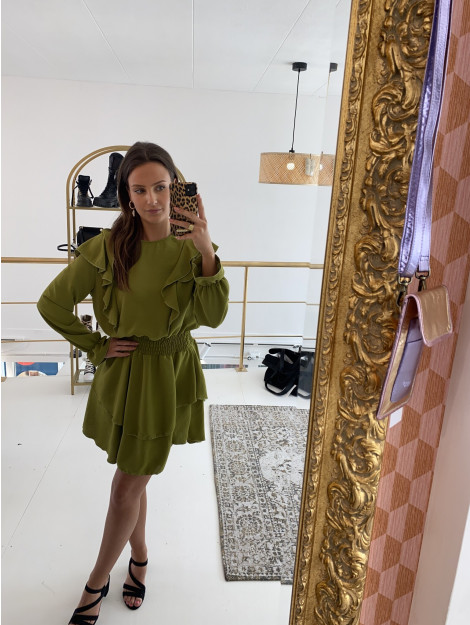 Jumelle Paris Jurk 9695 moss green 9695 large