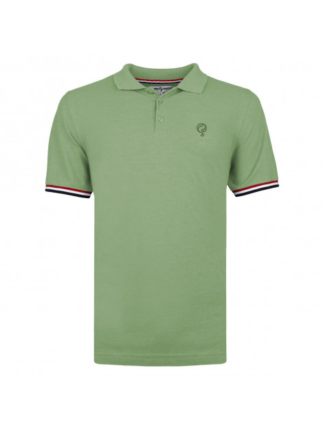 Q1905 Polo shirt bloemendaal grijsgroen QM2333022-937-1 large