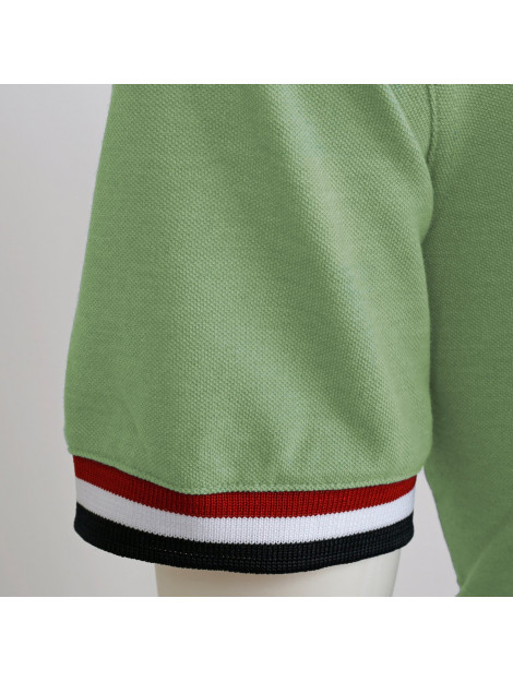 Q1905 Polo shirt bloemendaal grijsgroen QM2333022-937-1 large