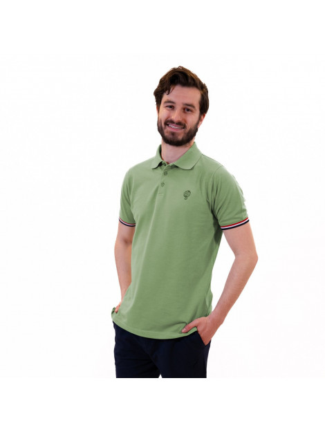 Q1905 Polo shirt bloemendaal grijsgroen QM2333022-937-1 large