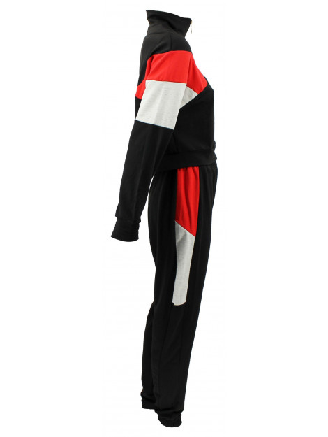 Legend Sports Dames lifestyle suit red/black T5920007BLACK large