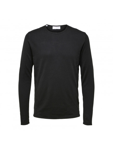 Selected Rocks knit crew neck 16079774-BLK-L large