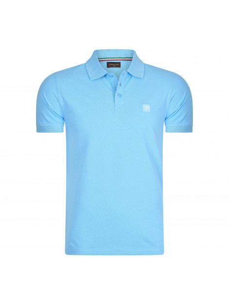 Cappuccino Italia Polo plain pique CAP-PIQ-PO-SKY-XL large