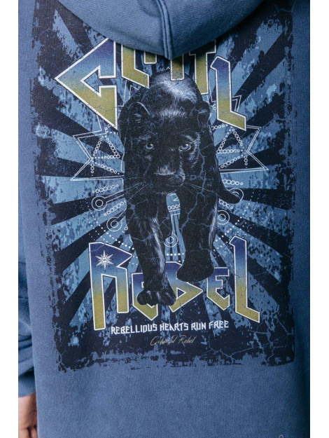 Colourful Rebel Black Panther oversized hoodie WH113004 large