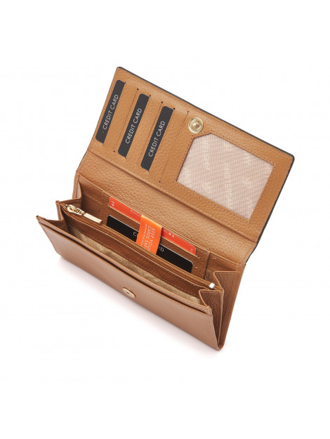 dR Amsterdam Damesportemonnee 110159_Camel|one size large