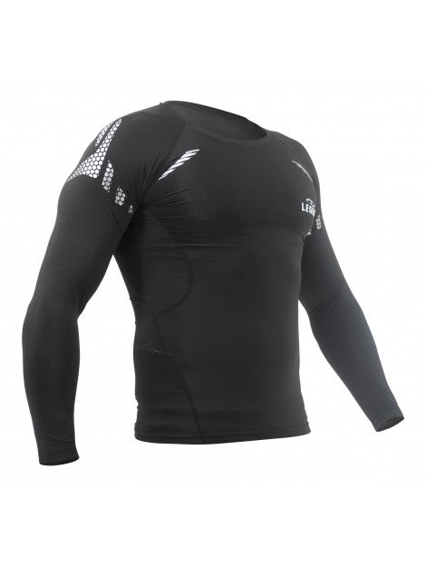 Legend Sports Multi sport shirt met reflect print black Y4110001BLACKS large