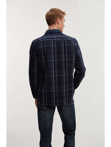 Denham State overshirt ic dark blue check 01-23-07-40-041-32 large