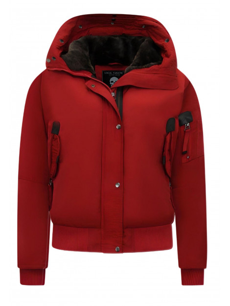 Gentile Bellini Gewatteerde jas kort met capuchon 8815 large