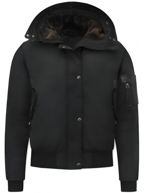 Gentile Bellini Gewatteerde jas kort met capuchon 8815 large