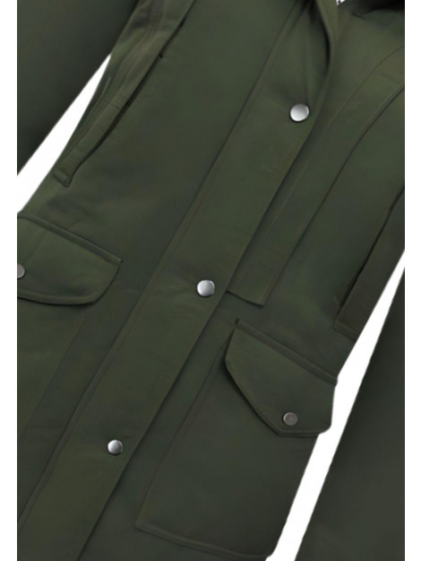 Gentile Bellini Gewatteerde jas lang met capuchon 8811 large