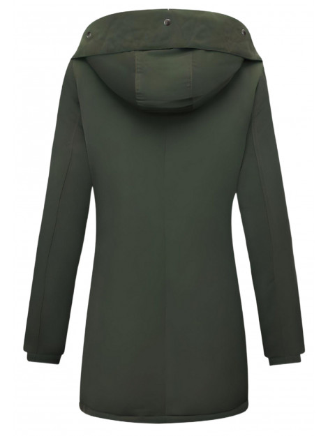 Gentile Bellini Gewatteerde jas lang met capuchon 8811 large