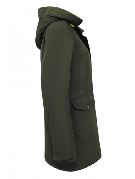 Gentile Bellini Gewatteerde jas lang met capuchon 8811 large