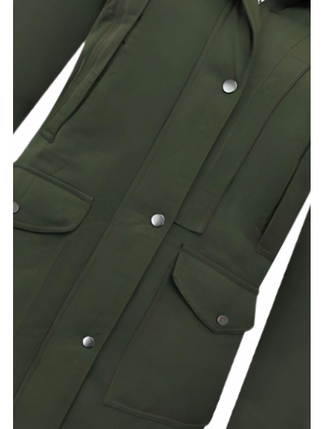 Gentile Bellini Gewatteerde jas lang met capuchon 8811 large