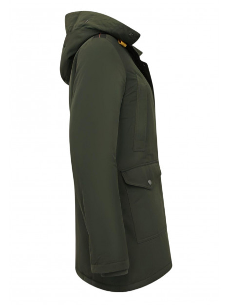 Gentile Bellini Gewatteerde jas lang met capuchon 8811 large
