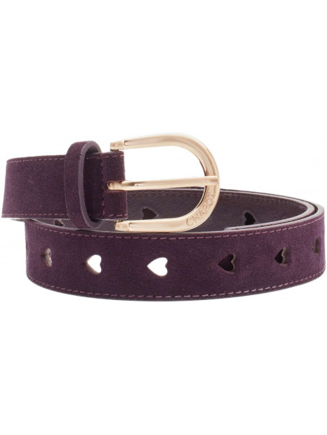Fabienne Chapot Cut it out heart belt aubergine ACC-526-BLT-AW23-8712-UNI large
