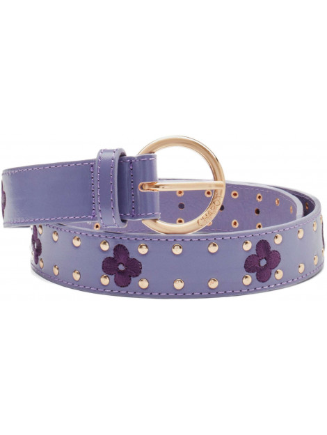 Fabienne Chapot Flower studded belt poppy purple ACC-531-BLT-AW23-8711-UNI large