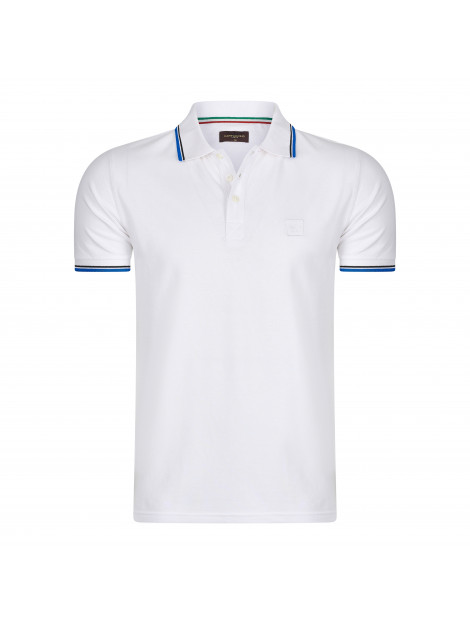 Cappuccino Italia Polo applique pique CAP-APP-PO-WHT-XL large