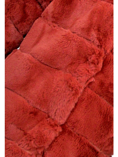 Gentile Bellini Faux fur jas met capuchon bordeaux 610 large