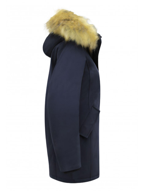 Matogla Winterjas met imitatie bontkraag slim fit 0681-FAUX large