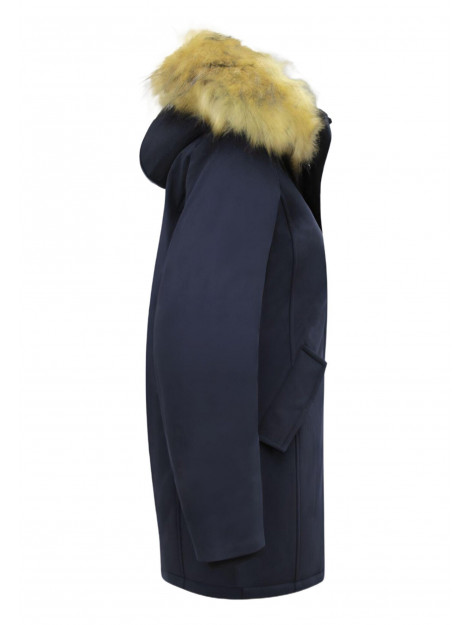 Matogla Winterjas met imitatie bontkraag slim fit 0681-FAUX large