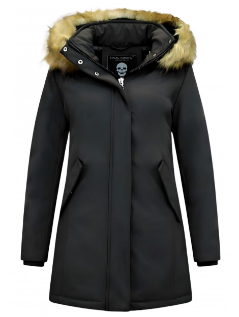 Matogla Winterjas met imitatie bontkraag slim fit 0681-FAUX large