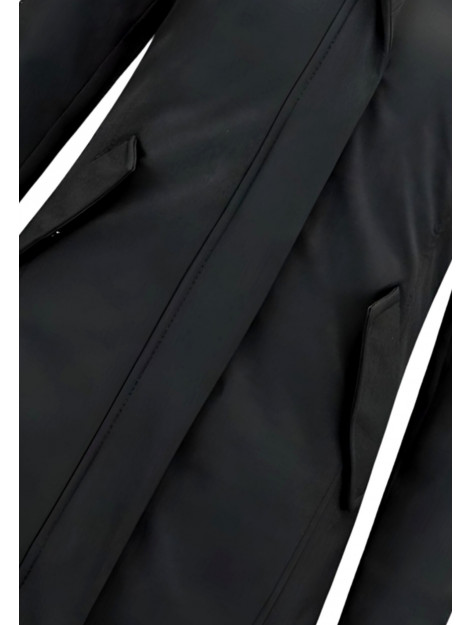 Matogla Winterjas met imitatie bontkraag slim fit 0681-FAUX large