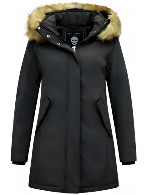 Matogla Winterjas met imitatie bontkraag slim fit 0681-FAUX large