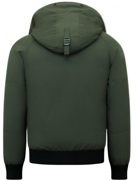 Enos Winterjas kort met capuchon 8821 large