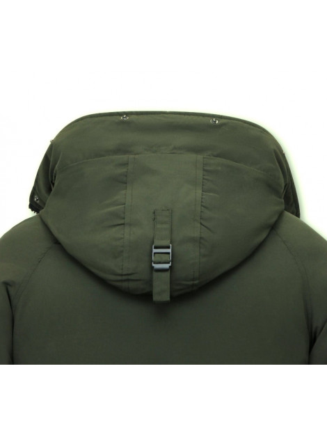 Enos Winterjas kort met capuchon 8821 large