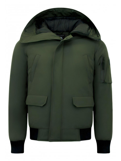 Enos Winterjas kort met capuchon 8821 large