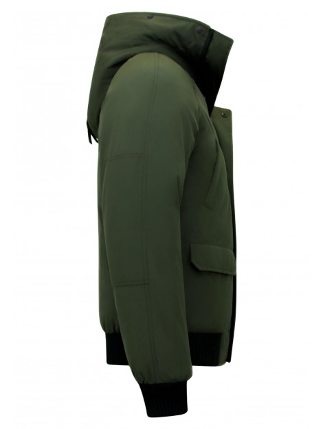 Enos Winterjas kort met capuchon 8821 large