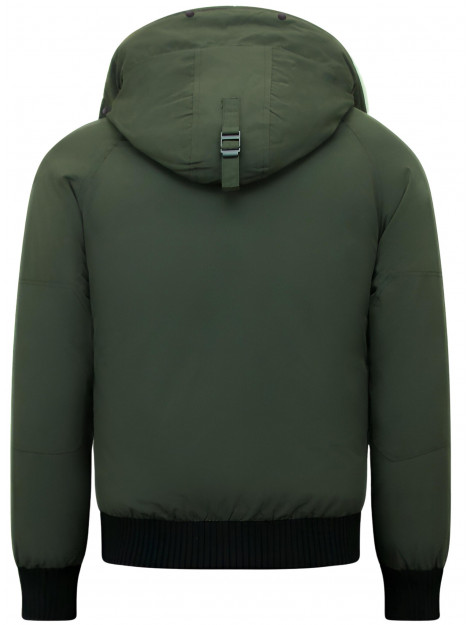 Enos Winterjas kort met capuchon 8821 large