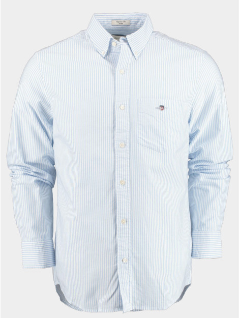 Gant Casual hemd lange mouw reg oxford banker stripe shirt 3000230/455 175930 large