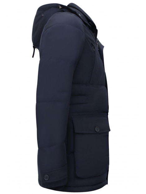 Enos Gewatteerde jas lange 8667 large