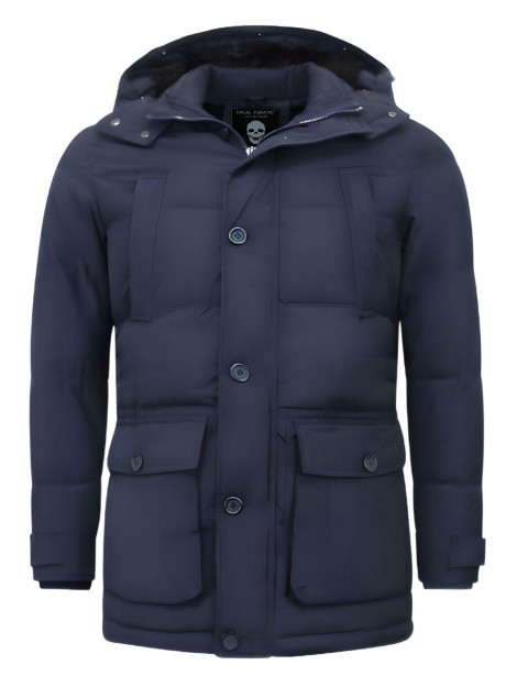 Enos Gewatteerde jas lange 8667 large