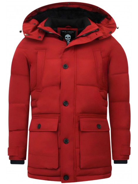 Enos Lange gewatteerde jas 8667 large