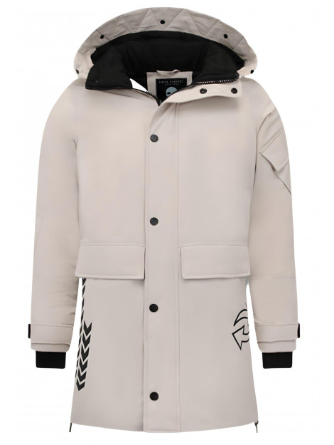 Enos Beige winterjas 9803 9803 large