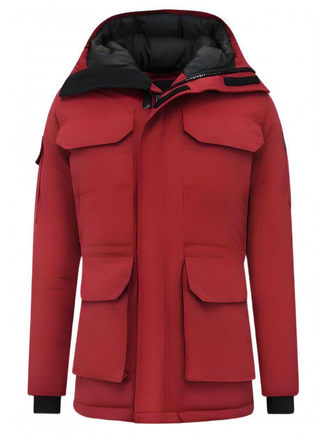 Beluomo Halflange winterjas met capuchon 7503 large