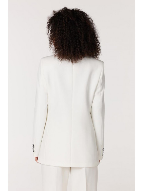 JANSEN AMSTERDAM Wq238 woven blazer with long sleeve winter white wq238 large