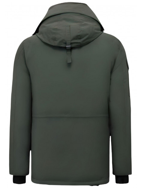 Beluomo Halflange winterjas met capuchon 7503 large