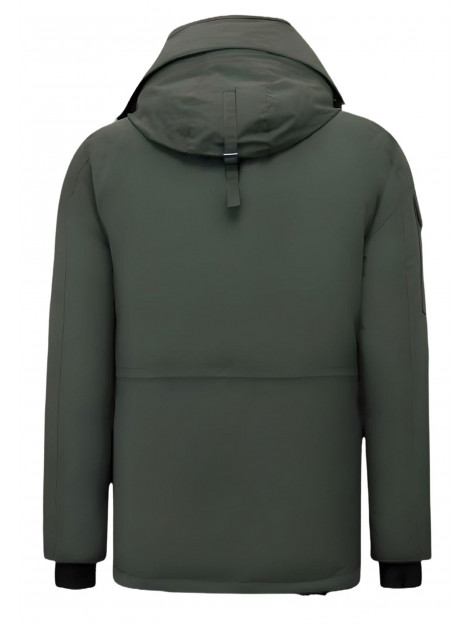 Beluomo Halflange winterjas met capuchon 7503 large