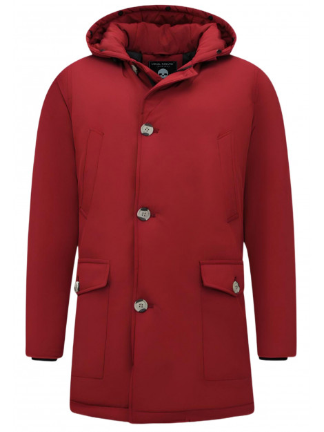 Enos Winterjas parka gewatteerd 7101-RD large
