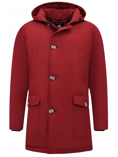 Enos Winterjas parka gewatteerd 7101-RD large